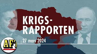 Krigsrapporten 27 mars: Ryssland skyller terror på Ukraina