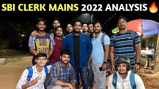 SBI Clerk Mains 2022 Self Given Analysis || SBI Clerk Mains 2022 Memory Based Paper | Career Definer