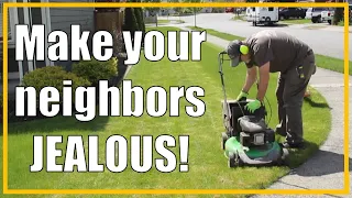 Easy steps to fix your LAWN! | Mow, dethatch, edge, trim, over seed, fertilize and treat!