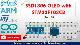 08 SSD1306 OLED display with STM32 |Arduino| |BluePill|