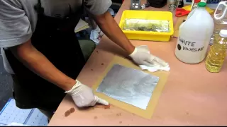 How to Etch with White Vinegar (Kitchen Lithography Variation)
