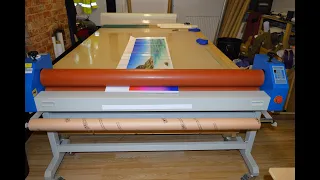 Laminating large prints with a cold roll laminator
