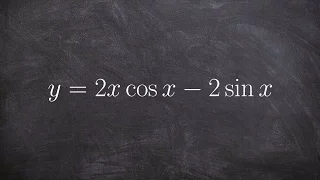 Take the derivative of a trigonometric function