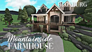 Roblox Bloxburg - Mountainside Farmhouse ( Exterior ) - Minami Oroi