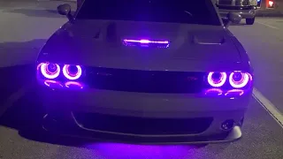 Scat pack challenger knight rider 48 led scanning light installation!!!‼️🔥🔥