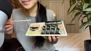 ASMR Mukbang | Sushi