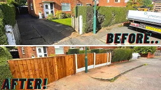 DIY - How To Remove a Hedge and Replace With a Fence!