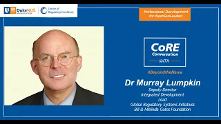Ep 3 | CoRE Conversation with Dr Murray Lumpkin