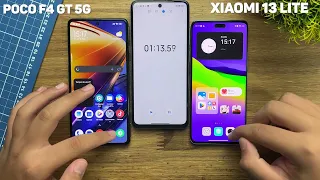 XIAOMI 13 LITE VS POCO F4 GT 5G - FIRST SPEED TEST