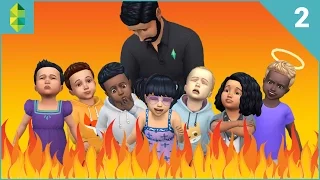 The Sims 4 - SEVEN Toddler Challenge - Part 2