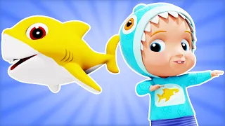 Baby Shark Dance | Happy Friends Children's Songs