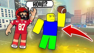 GOING UNDERCOVER AS A NOOB ON ULTIMATE FOOTBALL ROBLOX!