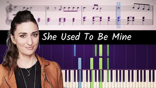 How to play piano part of She Used to Be Mine (Waitress) by Sara Bareilles