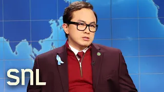 Weekend Update: Colin Jost Interviews Rep. George Santos Again - SNL