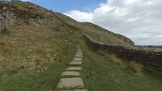 Hadrian's Wall, Steel Rigg to Sycamore Gap part 1. 3D VR 180 for VR headsets.