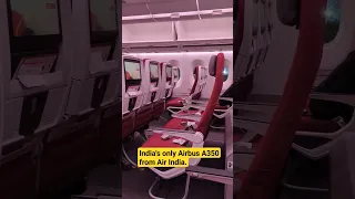 India's first Airbus A350. Air India AI 585 BOM - BLR ✈️.