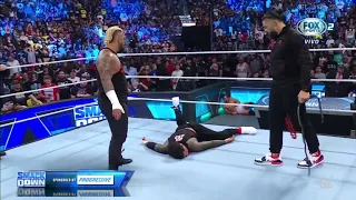 Roman Reigns & Solo Sikoa atacan a Jey Uso camino a SummerSlam - WWE Smackdown 28/07/2023 (Español)