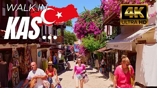 KAS Turkey walking tour 4k video