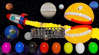 Hungry Planet   Size comparison   Children learning the colors and names of the planets in the solar