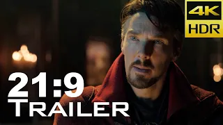 [21:9] DOCTOR STRANGE 2 (2022) Ultrawide 4K HDR Trailer (Upscaled) | UltrawideVideos