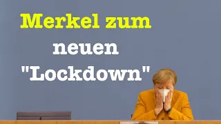 Kanzlerin Merkel über neue Corona-Maßnahmen | BPK 2. November 2020