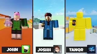 Using YOUTUBERS Roblox Arsenal LOADOUTS.. (Roblox Arsenal)