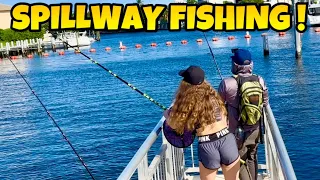 The whole gang showed up at dah spillway ! Exploring secret fishing spots in Florida !