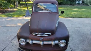 1951 Ford F1: Video #17 -- Fender and cab corner painting