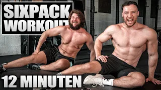 12 Minuten Sixpack Workout für Zuhause | Muskelaufbau durch Muskelversagen mit @Gurkensohn