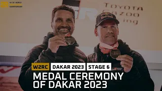 Medal Ceremony of Dakar 2023 - Stage 6 - #W2RC