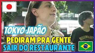 TIVEMOS QUE IR EMBORA DO RESTAURANTE EM TOKYO 😔 JAPÃO