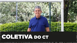 ENTREVISTA coletiva com CARLOS BRAZIL novo GERENTE DA BASE direto do CT