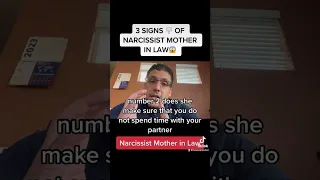 3 ❌WEIRD😳signs of 👿NARCISSIST MOTHER IN LAW😱 #narcissist #narcissism