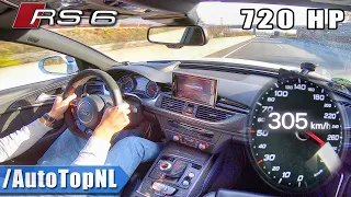 720HP AUDI RS6 Elmerhaus *FAST!* 305km/h on AUTOBAHN (NO SPEED LIMIT) by AutoTopNL