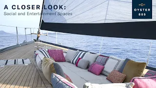 A Closer Look: Oyster 885 Social and Entertainment Spaces | Oyster Yachts