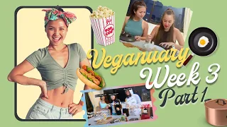 Feeding my non-vegan friends vegan food for 1 week! (Week 3 Part 1) vlog