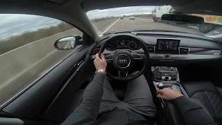 AUDI A8 3.0 TDI 250PS ON AUTOBAHN