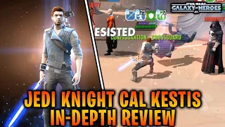 Jedi Knight Cal Kestis In-Depth Character Gameplay Review | The ULTIMATE Jedi Tool! | SWGoH
