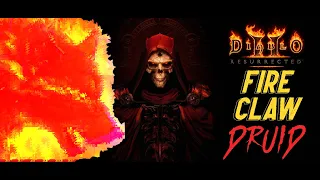 FIRE CLAW DRUID WRECKS PLAYERS 8 | It Shreds AND Burns | Diablo 2 Resurrected D2R