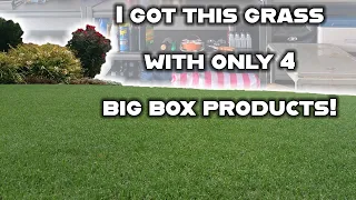 You only "NEED" 4 products to easily have a beautiful, green lawn. Basic lawn care tips on a budget!