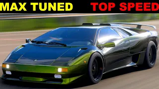 884HP Lamborghini Diablo SV - MAX TUNED - TOP SPEED - Forza Horizon 5