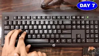 Learn English Typing in 10 Days - (Day 7) | Free Typing Lessons | Touch Typing Course| Tech Avi