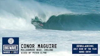 Conor Maguire at Mullaghmore 2 - 2017 Billabong Ride of the Year Entry - WSL Big Wave Awards