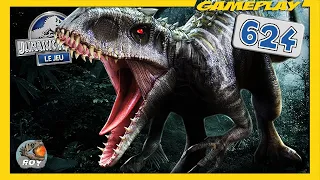 Combat contre un INDOMINUS REX GEN Niveau 111 ► JURASSIC WORLD: Le Jeu 624 - royleviking