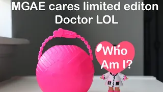 Unboxing Limited Edition MGAE Cares x L.O.L. Surprise Front line Hero Doll!