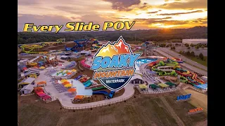 [4K] ALL Waterslide POVS At Soaky Mountain Waterpark 2020 All New Waterpark Pigeon Forge Tennessee