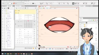 Live2d Rigging  : Mouth physics