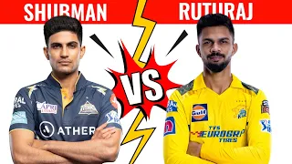 SHUBMAN GILL VS RUTURAJ GAIKWAD #shorts #viral #trending #comparison #cricket