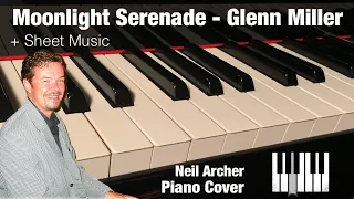 Moonlight Serenade - Glenn Miller Orchestra - Piano Cover + Sheet Music