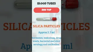 BLOOD SAMPLE TUBES - ORDER, USES #shortsvideo #shorts #medico #nursing